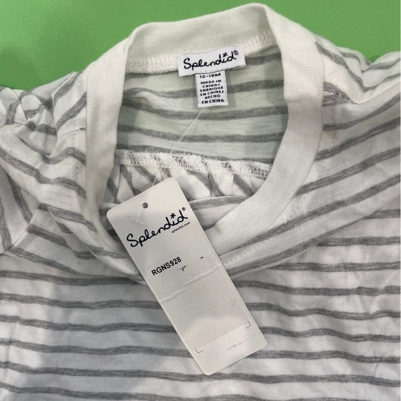 Splendid Striped Kids Long Sleeve Top 12-18M - Picture 4 of 4